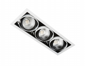 Точечный светильник Cardano Led T813 BK/CH 3*12W 4200K