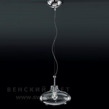Светильник подвесной 366/1S CRISTALLO IDL Италия  40W 100 см Хром Moira