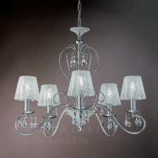 Люстра подвесная 301/5 Chrome V330/00/11 IDL Италия  40W 55 см Хром Rossella