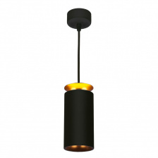 Подвесной светильник DLS021 9+4W 4200К DLS021 9+4W 4200К черный матовый/золото