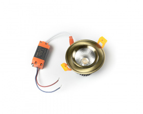 Светильник точечный L8809COB-5W-Bronze