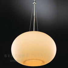 Светильник подвесной 9015/1SM amber IDL Италия  100W 26 см (без учета цепи) Никель Aurora