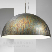 Светильник подвесной 478/50/E silverwhite IDL Италия  24W 38 см (без учета цепи) Кортен-сталь серебристого цвета Amalfi