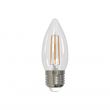 Лампочка светодиодная  LED-C35-9W/4000K/E27/CL PLS02WH картон