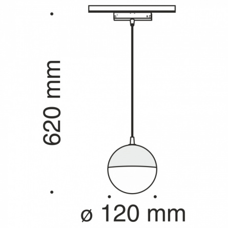 Трековый светильник Track lamps TR018-2-10W3K-B фото 2