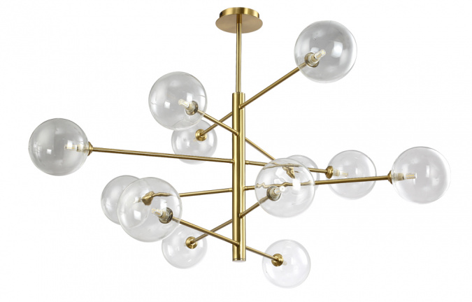 Бра Crystal Lux MARZO AP1 BRONZE/TRANSPARENTE фото 6