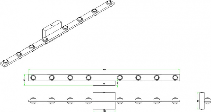 Настенный светильник Scoup ZRS.10112.08 фото 2