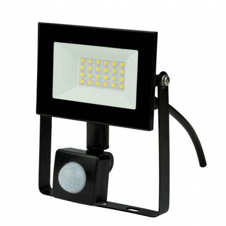 Прожектор уличный  ULF-F62-30W/6500K SENSOR IP54 200-240В BLACK фото 1