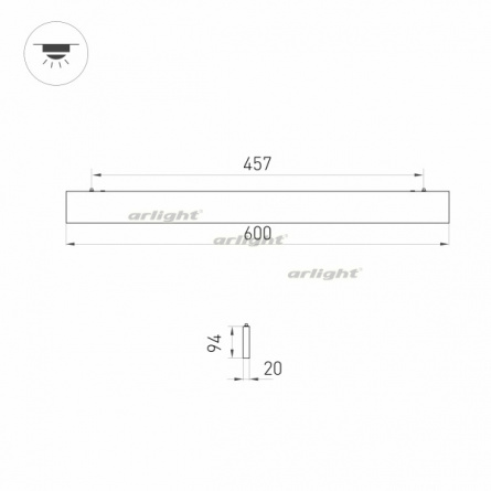 Подвесной светильник LINEAIR FLAT 031470 фото 2