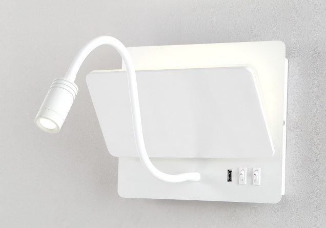 Бра Crystal Lux CLT 226W250USB WH фото 1
