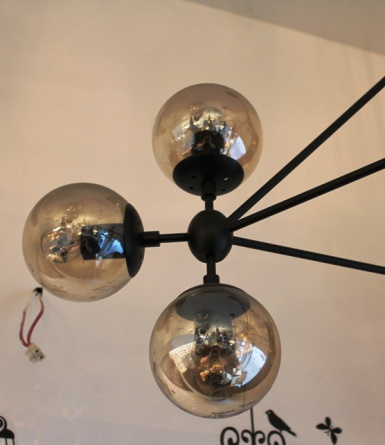 Люстра Modo Chandelier 15 Globes Black фото 2