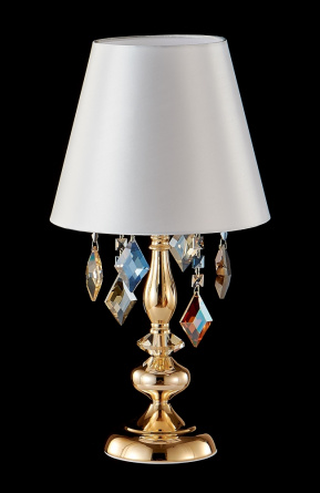 Настольная лампа Crystal Lux MERCEDES LG1 GOLD/COLOR фото 3