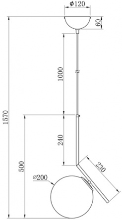 Потолочная люстра  K2GP-825BR-S фото 2