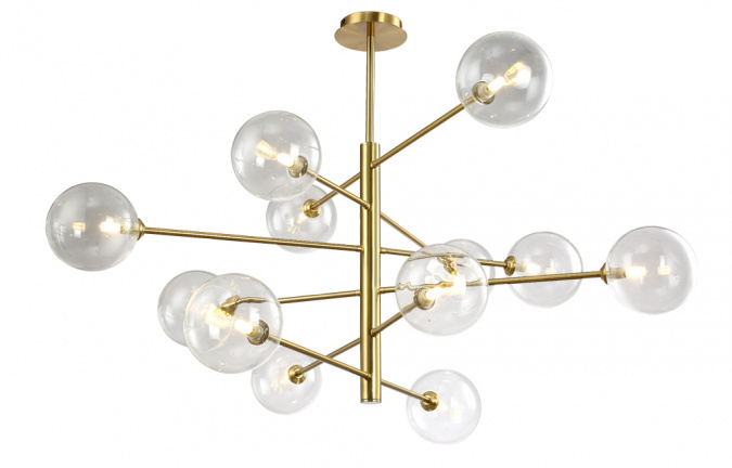 Бра Crystal Lux MARZO AP1 BRONZE/TRANSPARENTE фото 9