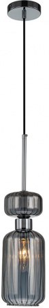 Подвесной светильник Gloss 1141/1S Chrome/Smoke фото 1