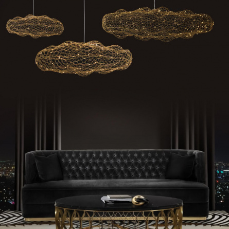 Подвесной светильник Cloud 10247/700 Gold фото 2
