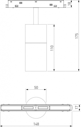 Трековый светильник Slim Magnetic 85074/01 фото 3