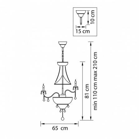 Подвесная люстра Classic 700161 фото 2