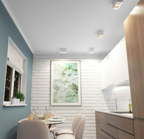 Точечный светильник DK3020WBR DK3085-WH+BR фото 2