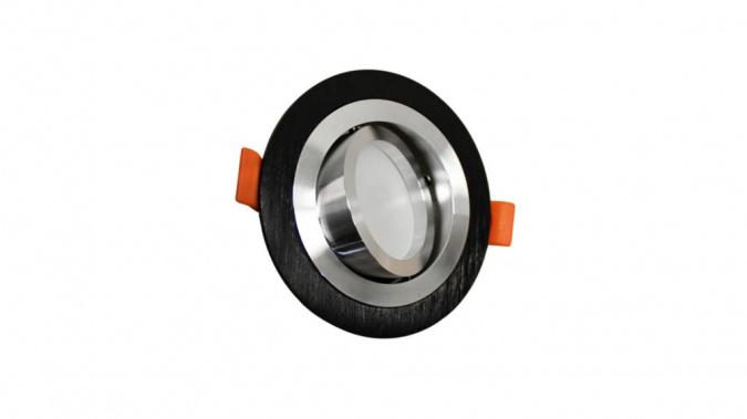Точечный светильник Duka  LDC 8062-D90 BK+SL фото 1