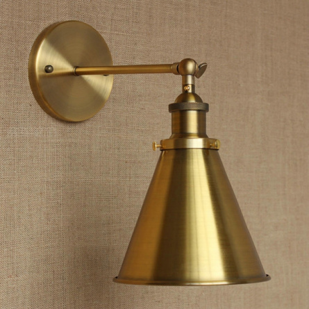 Бра Cone 20th c.Factory Filament Gold II фото 1