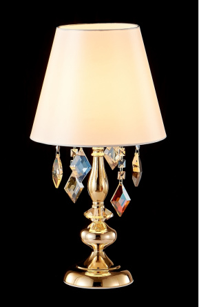 Настольная лампа Crystal Lux MERCEDES LG1 GOLD/COLOR фото 2