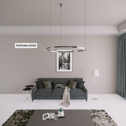 Люстра Crystal Lux FORTUNA SP88W LED D1000 BLACK фото 2