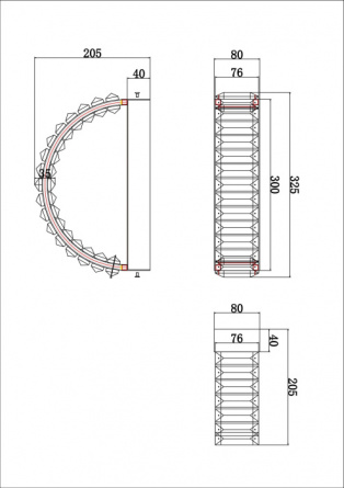Бра Renata 1135/17 AP-10 фото 2