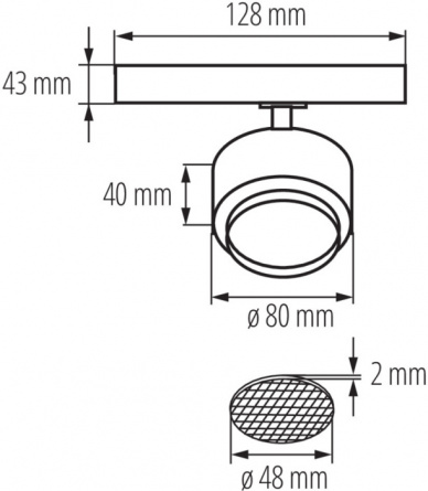 Трековый светильник BTL 35650 фото 3
