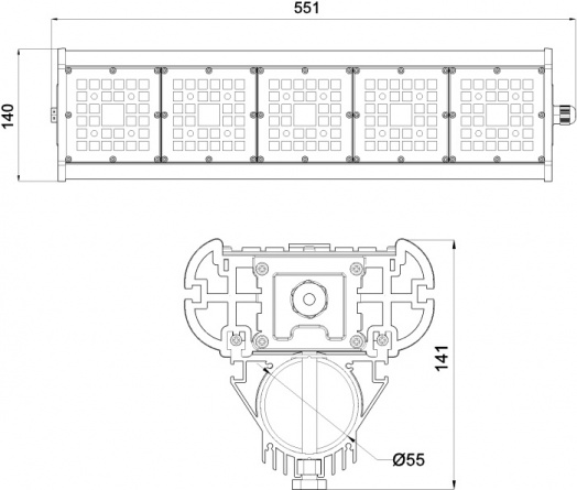 Уличный консольный светильник Галеон 51 CB-C0324043 фото 2
