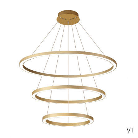 Люстра Crystal Lux FORTUNA SP123W LED D600+800 GOLD фото 12