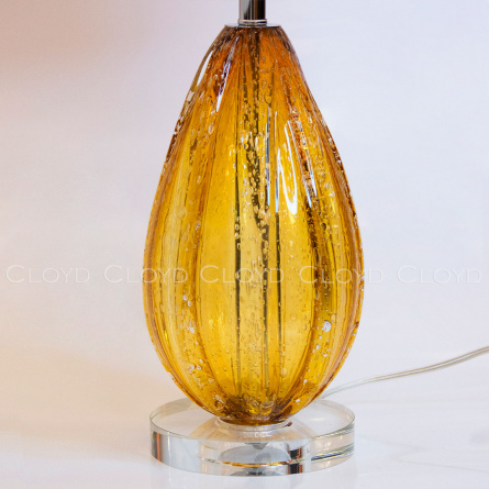 Настолные лампы/Интерьерные настольные лампы Cloyd CEREUS-A T1 / бел. - выс. 58 см - янтарн. стекло (арт.30042) фото 3