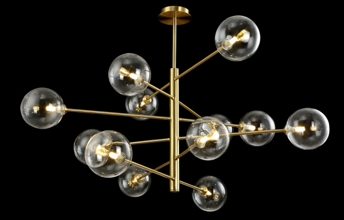 Бра Crystal Lux MARZO AP1 BRONZE/TRANSPARENTE фото 7
