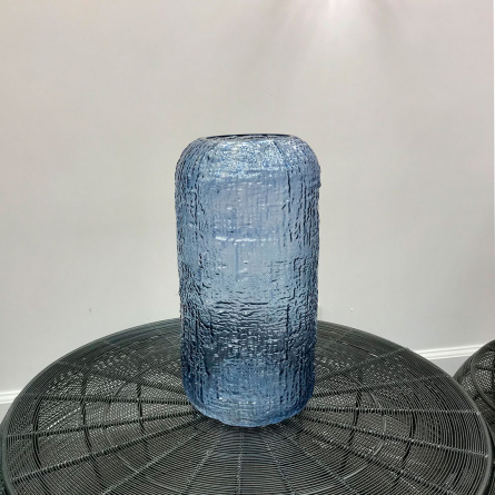 Мебель и интерьер/Вазы Cloyd KOWO Vase / выс. 34 см - синее стекло (арт.50021) фото 5