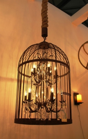 Люстра Vintage birdcage 5006–D4+4 фото 2