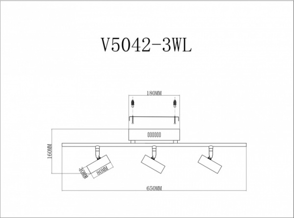 Спот Right V5042-3WL фото 2
