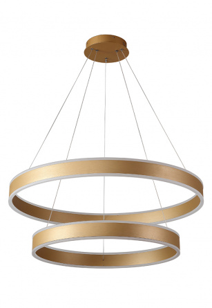 Люстра Crystal Lux MUCHOS SP123W LED D600+800 GOLD фото 2