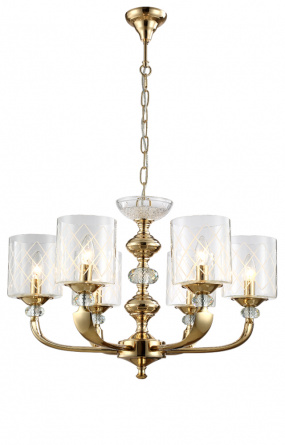 Люстра Crystal Lux GRACIA SP6 GOLD фото 4