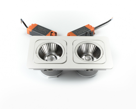 Светильник точечный карданный L6129BACOB-2x15W фото 1