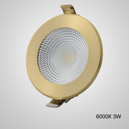 Встраиваемый светодиодный светильник ACT D10 6000К 3W фото 1