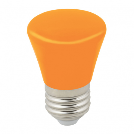 Лампочка светодиодная  LED-D45-1W/ORANGE/E27/FR/С BELL фото 1