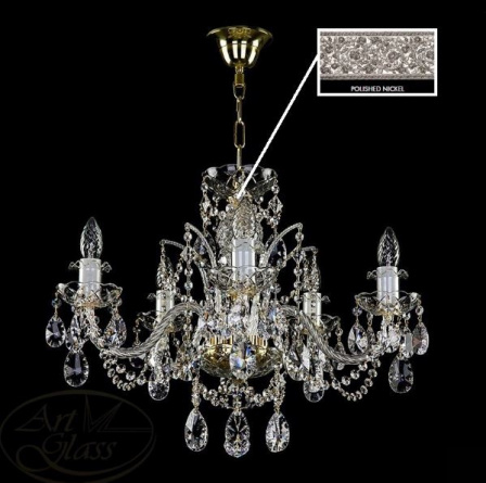 Люстра ARTGLASS ALMA V. NICKEL CE ARTGLASS фото 1